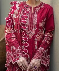 Maryvn By Akbar Aslam MC – 06 – 3PC Luxury Embroidered Unstitched Lawn Suit