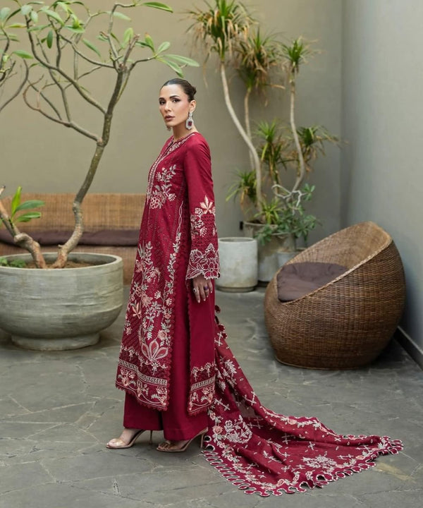 Maryvn By Akbar Aslam MC – 06 – 3PC Luxury Embroidered Unstitched Lawn Suit