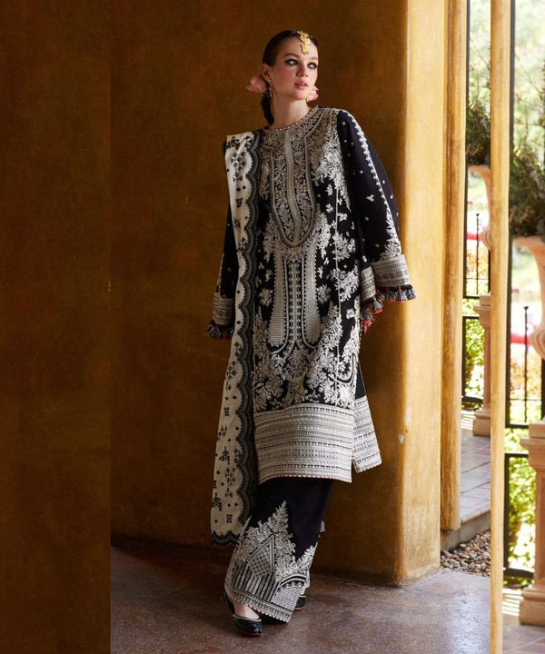 Shams by Hussain Rehar MC – 05 – Premium Embroidered 3 Piece Unstitched Lawn Suit