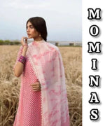 Khwaab Afrozeh Best Lawn with Chiffon Dupatta and Cotton Trouser MC – 018