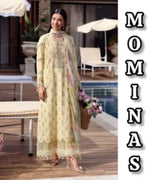 Maria.B 3 Piece Unstitched Embroidered Lawn Suit – MC – 020