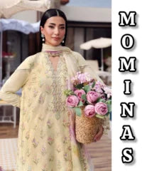 Maria.B 3 Piece Unstitched Embroidered Lawn Suit – MC – 020