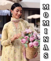 Maria.B 3 Piece Unstitched Embroidered Lawn Suit – MC – 020