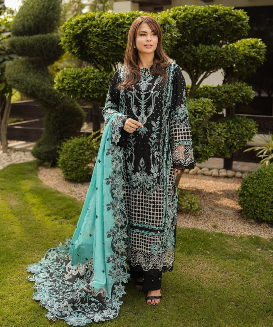Royal Blossom – Digital Printed 3 Piece Lawn Suit Unstitched