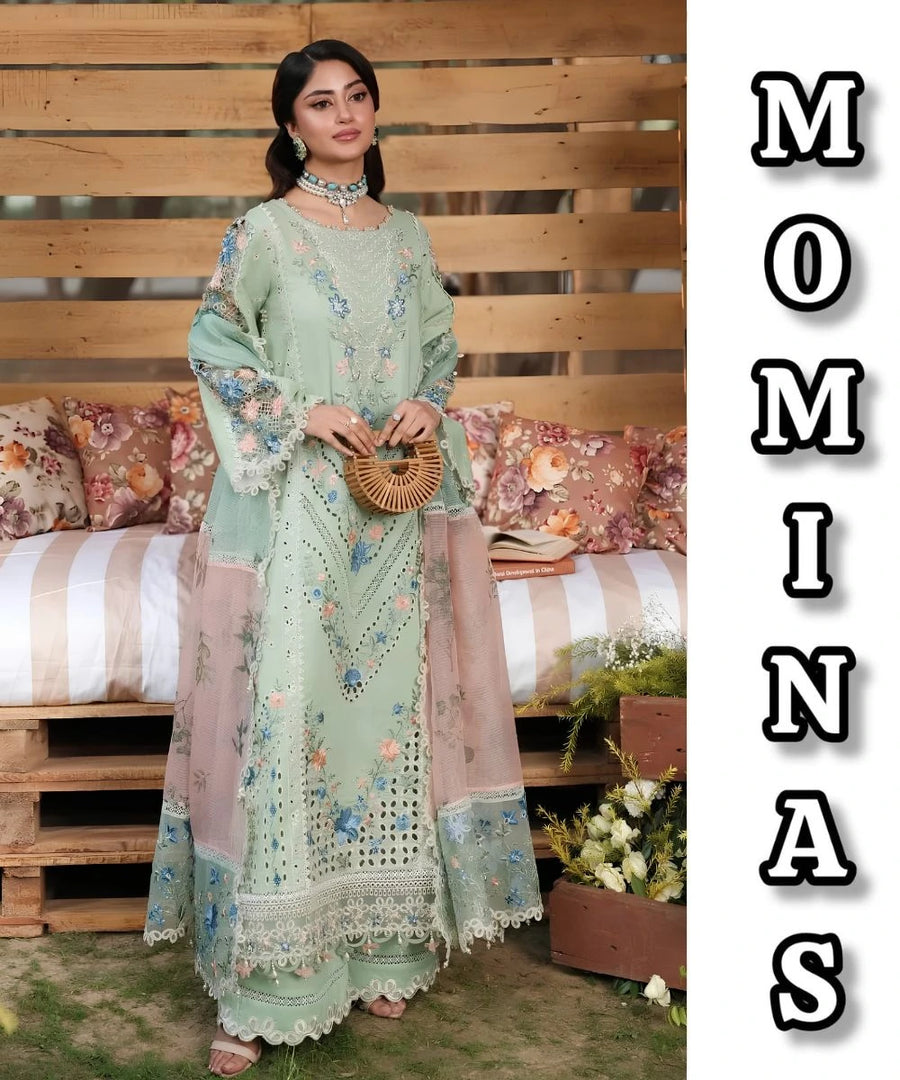 Sardinia – Summer sage – MC – 016 – 3 Piece Premium Unstitched Lawn